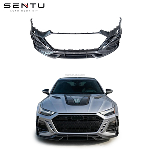 ชุดแต่งกันชนหน้า IMP Performance สำหรับคาร์บอนไฟเบอร์บางส่วน รุ่นปี 2019-2024 RS6 Avant RS7 C8 พร้อม Canards - Product Image 1