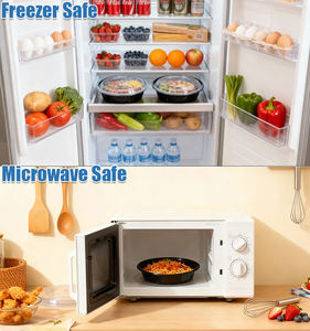 กล่อ<span class=keywords><strong>ง</strong></span>อาหารปลอดภัย ขนาด 28 ออนซ์ สำหรับอาหารแบบนำกลับ พร้อมซองอุ่นอาหารในตัว  ภาชนะใส่อาหารแบบใช้แล้วทิ้<span class=keywords><strong>ง</strong></span> ดีไซน์สวยงาม กล่อ<span class=keywords><strong>ง</strong></span>พลาสติกใส่อาหารกลา<span class=keywords><strong>ง</strong></span>วันพร้อมฝาปิด - Product Image 4