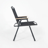 Chaise pliante en acier inoxydable pour salle à manger en plein air, salon, entrepôt, chambre à coucher, cuisine, bois Oxford imperméable pour jardin