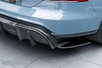 Pour Audi ETron GT : Kit Carrosserie Style FD - Lame Avant, Jupes Latérales, Diffuseur et Spoiler en Fibre de Carbone pour Amélioration ETron GT