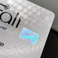 Kartu PVC keanggotaan plastik kustom holografik Laminating Overlay Club VIP Card dengan Chip IC