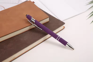 Custom Logo 2-in-1 Stylus Ballpoint <b>Pen</b>, Retractable Soft Grip Touch Screen <b>Pen</b> for IPad, <b>Tablet</b>, Phone, Office - Product Image 3