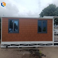 Capsule spatiale modulaire de luxe préfabriquée, maisonnette portable complète avec cuisine pour jardin ou logement annexe