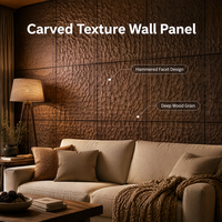 Panneau mural en bois massif moderne en placage de chêne fumé naturel, panneau acoustique rainuré en bois