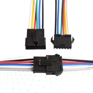 Haushalts gerät <span class=keywords><strong>2</strong></span>/4/6/8pin Custom JST SM SMR <span class=keywords><strong>2</strong></span>,54mm Stecker und Buchse Rot Schwarz 20cm Kabel Kabelbaum - Product Image 2