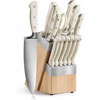 Couteau de cuisine TOALLWIN, couteau professionnel en acier inoxydable à haute teneur en carbone, ensemble de couteaux japonais, ensemble de couteaux de cuisine avec bloc