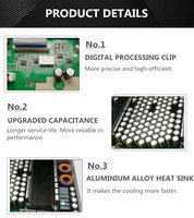 Amplificateur de puissance professionnel audio PA 2000 watts 4 canaux 1U numérique classe D K420