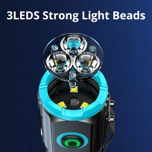 <span class=keywords><strong>Mini</strong></span> Linterna LED Portátil Multifuncional con Clip Magnético <span class=keywords><strong>para</strong></span> Sombrero, Doble Fuente <span class=keywords><strong>de</strong></span> Luz, <span class=keywords><strong>para</strong></span> Exteriores, <span class=keywords><strong>Estudio</strong></span> Fotográfico - Product Image 3