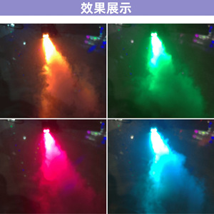 Máquina de Humo Portátil de 400W con 3 Luces LED para Escenarios, Bodas, Halloween y Uso en Interiores - Product Image 1