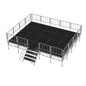 Palco Palco Palco Palco Piattaforma in Alluminio Palco Palco Podio per Concerti Eventi di Matrimonio - Product Image 3