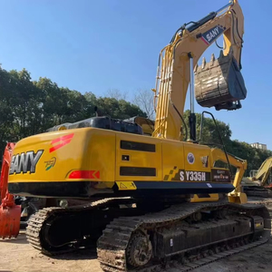 รถขุดตีนตะขาบ SANY SY335H รุ่นดั้งเดิม ขนาด 34 ตัน สำหรับงานเหมือง พร้อมบุ้งกี๋ขนาด 1.5 ลูกบาศก์เมตร เครื่องจักรก่อสร้างระบบไฮดรอลิก - Product Image 1