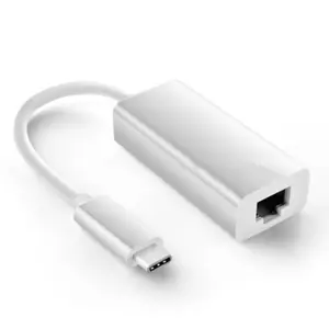USB Ethernet מתאם רשת כרטיס Rj45 סוג C USB 3.1 סוג C כדי RJ45 Lan עבור Macbook Windows לאינטרנט קווי כבל