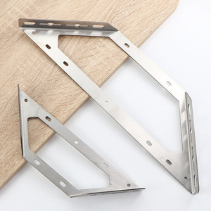 Soporte angular triangular multifuncional de acero inoxidable, código de esquina de ángulo recto de 90 grados para conectar muebles de cocina, estantes y camas - Product Image 2