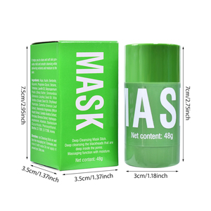 Nhãn hiệu riêng Da Mặt Tự nhiên sửa chữa mụn loại bỏ trà xanh nghệ làm sạch sâu kiểm soát dầu đất sét mặt rắn mặt nạ thanh - Product Image 5