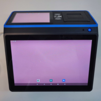 Tablette à écran tactile Android 10 pouces POS Système de paiement de commande de camion de nourriture avec imprimante de caisse enregistreuse et écran de consommation NFC