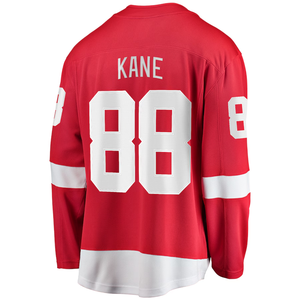 Detroit 2024 <span class=keywords><strong>Red</strong></span> Wings Besticktes Eishockey-Trikot 100% Polyester Herren-Uniform Larkin # 71 Seider # 53 Kane # 88 Zahlen anderer Personen - Product Image 2