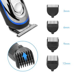 Aparador de cabelo recarregável sem fio elétrico para presente masculino Máquina de cortar cabelo elétrica USB Profissional