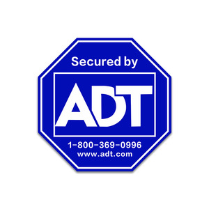 Señales <span class=keywords><strong>de</strong></span> Advertencia <span class=keywords><strong>de</strong></span> Aluminio Resistentes, Octogonales, Azules, Personalizadas, con Impresión UV Reflectante, para Patio Seguro <span class=keywords><strong>ADT</strong></span>, Tamaño Personalizado, Altura Alta - Product Image 2