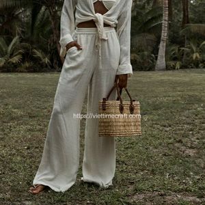 High Fashion <b>Seagrass</b> Beach Bag Handle Bag/ Fashion Bags for Ladies Girls Woman Wholesale - Product Image 2