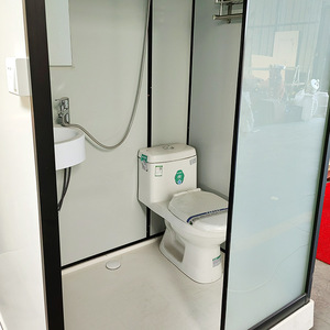 Nuevo Baño Prefabricado Portátil con Ducha, Cuarto <span class=keywords><strong>Modular</strong></span> con Inodoro, Cuarto de Ducha Portátil Rectangular. - Product Image 2