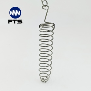 קפיץ מתיחה מפלדת אל-חלד של Futeng Holder, קפיץ ספירלי לתליית סל אוכל לציפורים, מתלה למאכיל ציפורים - Product Image 1