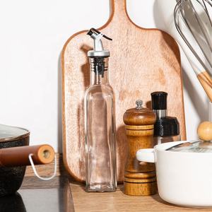 Gloway 500ml -20 ~ 150 bec verseur de doigt de température récipient de stockage de Sauce de soja de vinaigre bouteille distributrice d'huile d'<span class=keywords><strong>olive</strong></span> en verre de cuisine - Product Image 1