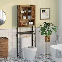 Armoire de salle de bain en bois massif à 5 niveaux conceptions d'armoire de séparation de salon avec étagère réglable