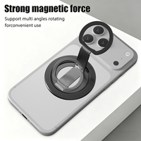 FGX Nouveaux styles pour support de téléphone, fixation magnétique 3000G, plaque métallique confortable en silicone souple pour M-Tap Tok Ring 17/16/15/14/13/12
