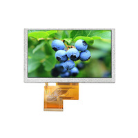 Modul LCD TFT 5 inci 24 Bit Antarmuka RGB 480x272 Produksi Volume Tinggi dengan IC Driver ILI6480H2