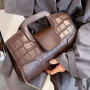 Bolso de Mujer al por Mayor con Diseño de Moda, Bolso de Mano Cuadrado de Lujo con Cadena para Mujer - Product Image 3