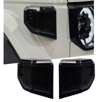 YBJ Autozubehör Schwarz Front stoßstangen leuchte für Land Cruiser 70 FJ79 75 LC76 2024-2027 Warnleuchte LC79 Eck leuchte