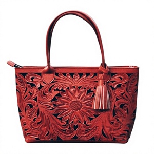 Sac à main en cuir véritable pour femme, bandoulière, fermeture éclair, imperméable, durable, cadeau pour la Saint-Valentin, tendance, BS INTERNATIONAL 3L+ - Product Image 2