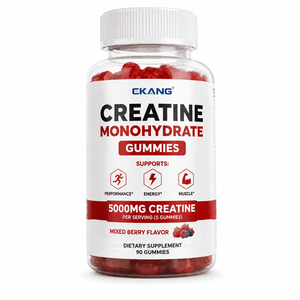 Gomitas de Creatina Monohidrato con Múltiples Ingredientes para Fitness y Entrenamiento, Marca Privada, Suplemento Dietético, Sabor a Bayas Mixtas - Product Image 1