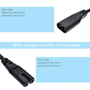 C8 IEC320แบบแยก C7 <span class=keywords><strong>Y</strong></span> สำหรับ2X IEC รูปที่8ตัวผู้เป็น<span class=keywords><strong>2</strong></span>ตัวเมีย<span class=keywords><strong>1</strong></span>อิน<span class=keywords><strong>2</strong></span><span class=keywords><strong>สาย</strong></span>ไฟกระแสสลับ - Product Image 3
