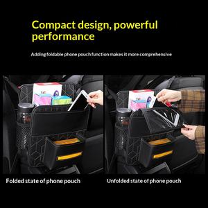 <span class=keywords><strong>Bolsa</strong></span> de Almacenamiento Doble para Asiento de Coche, con Pantalla Táctil, Multifuncional, Colgante, Accesorios para Coche, Venta al Por Mayor - Product Image 2