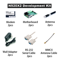 Kit de Desarrollo de la Serie Nano Microhard BCM05003 de Alto Rendimiento, 2 Módems, 2 Placas, Antenas para Telemetría Industrial de Robots UAV