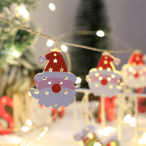 Luci a Led appese di <span class=keywords><strong>natale</strong></span> decorazione dell'albero di <span class=keywords><strong>Natale</strong></span> per la casa <span class=keywords><strong>buon</strong></span> <span class=keywords><strong>natale</strong></span> pupazzo di neve alce Babbo <span class=keywords><strong>Natale</strong></span> lanterne stringa - Product Image 5