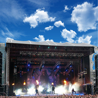 Marco de iluminación Line Array Speaker Truss Structure para eventos de conciertos Lift Stand Truss Display Stage Truss