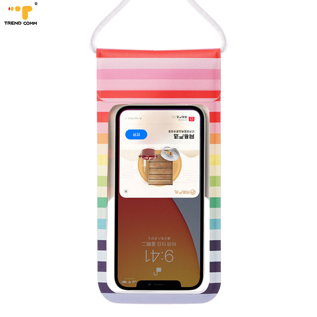 2026 New Custom Outdoor TPU Waterproof Phone Pouch Universal Water-Resistant Mobile Phone Bags Case String Bag for iPhone