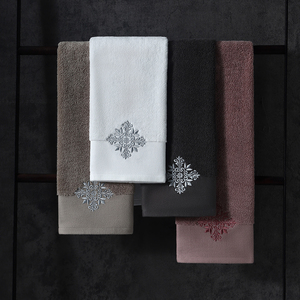 Ensemble <span class=keywords><strong>de</strong></span> serviettes <span class=keywords><strong>de</strong></span> luxe 100% coton avec broderie florale ornée, serviettes ultra douces et absorbantes pour salle <span class=keywords><strong>de</strong></span> <span class=keywords><strong>bain</strong></span>, hôtel, spa, vente en gros - Product Image 3