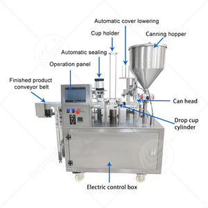 ORME-Máquina automática de llenado y sellado de tazas de pudín de chocolate, máquina rotativa de llenado y sellado de tazas de mantequilla de maní - Product Image 2