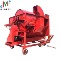 Batteuse multifonctionnelle pour riz paddy Tracteur motorisé Entraînement de prise de force Maïs Millet Sorgho Soja Blé Décortiqueur et batteuse