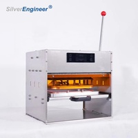 Thermoscelleuse jetable de récipient de vente chaude, machine manuelle de cachetage de récipient de papier d'aluminium pour des restaurants