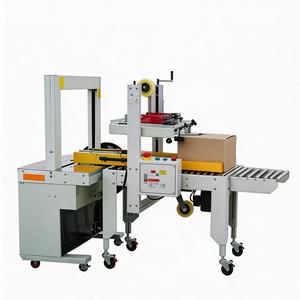 Selladora <span class=keywords><strong>de</strong></span> Cajas <span class=keywords><strong>de</strong></span> Plástico Tipo H Semiautomática, Máquina para Sellar y Flejar Cajas <span class=keywords><strong>de</strong></span> Cartón con Solapa Plegable, <span class=keywords><strong>Precio</strong></span> <span class=keywords><strong>de</strong></span> la Máquina Empacadora - Product Image 6