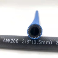 Manguera de Goma Multiusos para Aire y Agua, EPDM W.P. 20 Bar I.D. Servicio de Corte Resistente al Aceite ARPM Clase C de 1/4'', 100m de Longitud