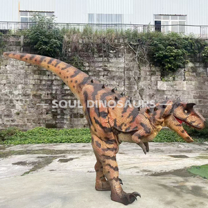 Dinosaure Velociraptor réaliste sur mesure, grandeur nature, fait main, en acier/métal, pour aventure publique intérieure/extérieure - Product Image 5