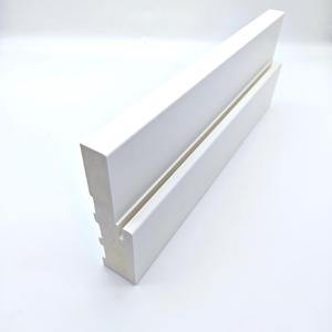 Bingkai pintu vinil PVC padat kepadatan tinggi potongan harga pintu kayu dekoratif putih Prima - Product Image 4