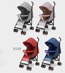 <span class=keywords><strong>Passeggino</strong></span> per Neonati con Reclinazione Piana, Materasso Morbido, Design Anti-Colica, Realizzato in Metallo Resistente e Tessuto Confortevole - Product Image 1