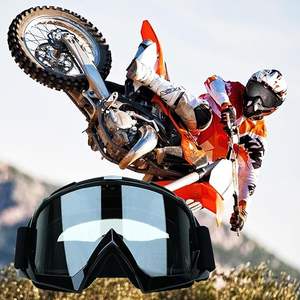 Lunettes de moto tendance, coupe-vent, anti-sable, lunettes de ski, lunettes de protection UV400 pour casque - Product Image 2