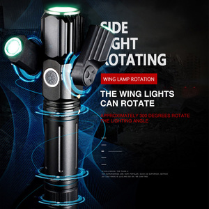 10วัตต์สามไฟอลูมิเนียม1000ลูเมน2X18650แบตเตอรี่นำไฟฉายกับ<span class=keywords><strong>800</strong></span>ลูเมนไฟฉาย - Product Image 5